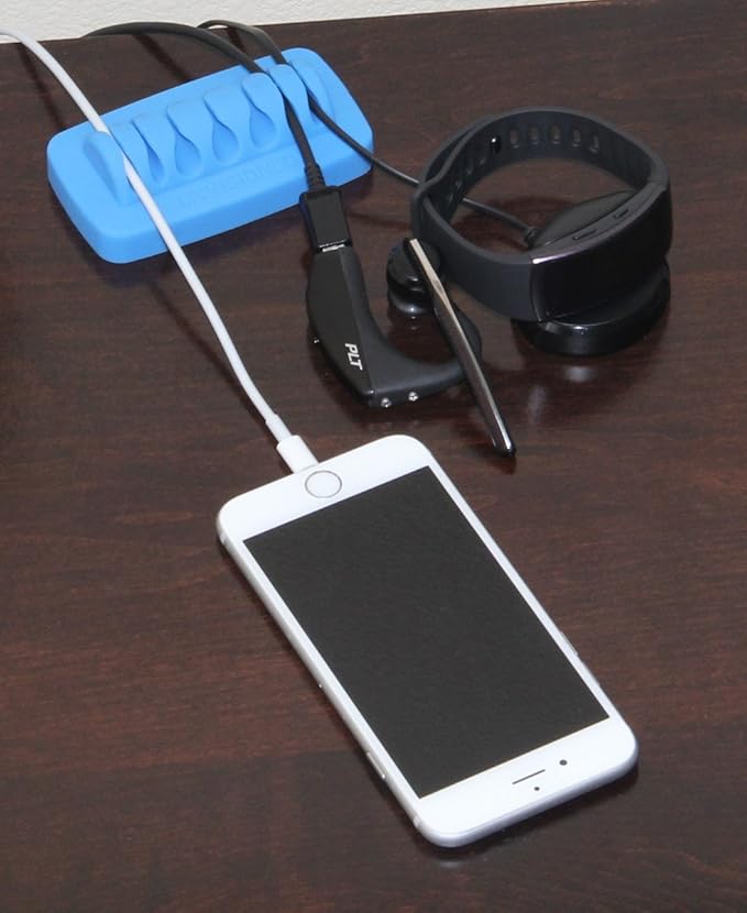 Heaviest Cable Organizer on The Market! Compact and Weighted Desktop Cord - Image 4