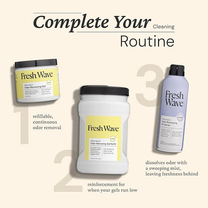 Fresh Wave Lemon Odor Removing Gel, 15 oz., Natural Plant-Based Odor Eliminator - Image 6