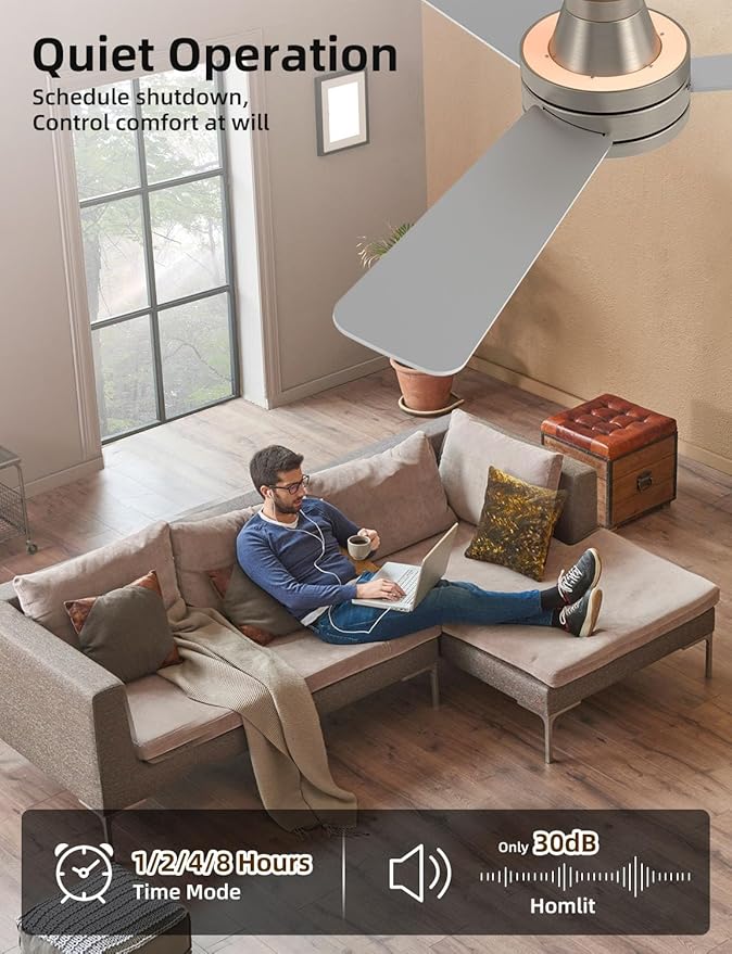 Homlit 42 inch RGB Ceiling Fan - Image 6