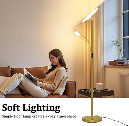 Aulaiyi Floor Lamps for Living Room, 42W/4200LM Bright Floor Lamp, 2-in-1 - Image 6