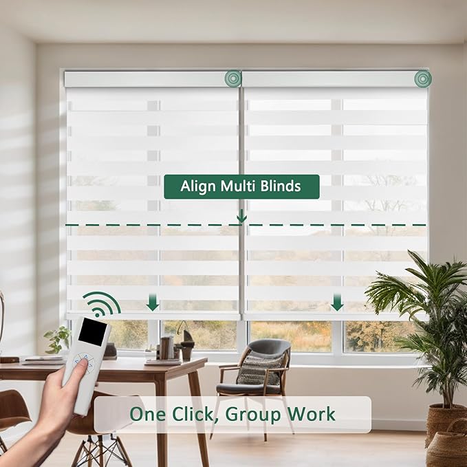 COOLWINDS Motorized Zebra Blinds - Image 2
