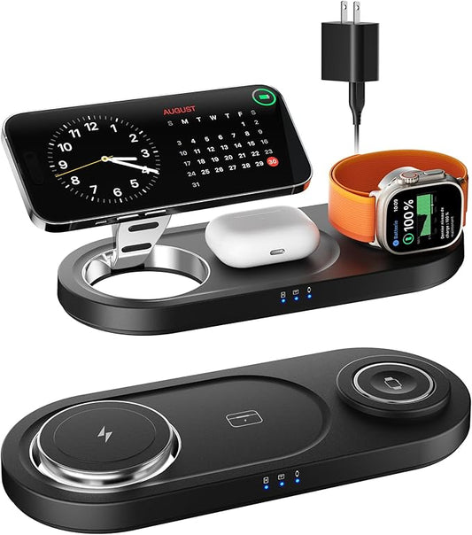 Upgraded 3 in 1 Wireless Charging Station by moencase
