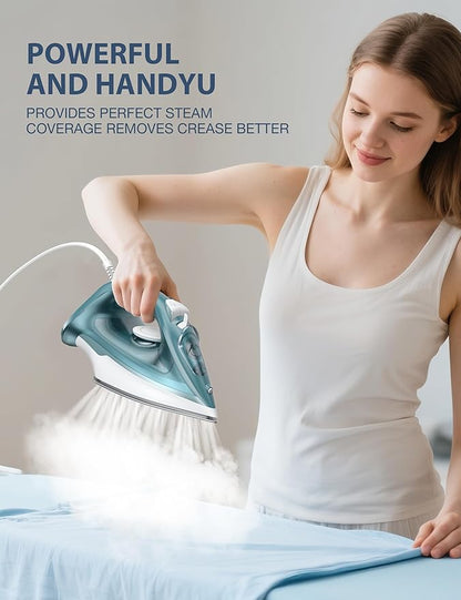 Steam Iron for Clothes - 1500W Iron - Image 8