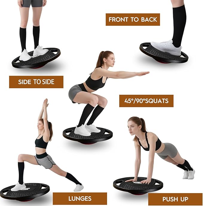 Balance Board for Adults – Stability Trainer for Home Workouts, Core Strength - Image 8