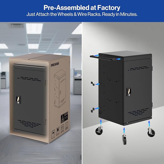Fully Assembled 30 Unit Device Charging Station - Image 7