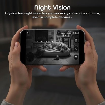 Geeni Scope Ultra 2K 360 Smart Auto-Follow Indoor Camera – 1440p Video - Image 6