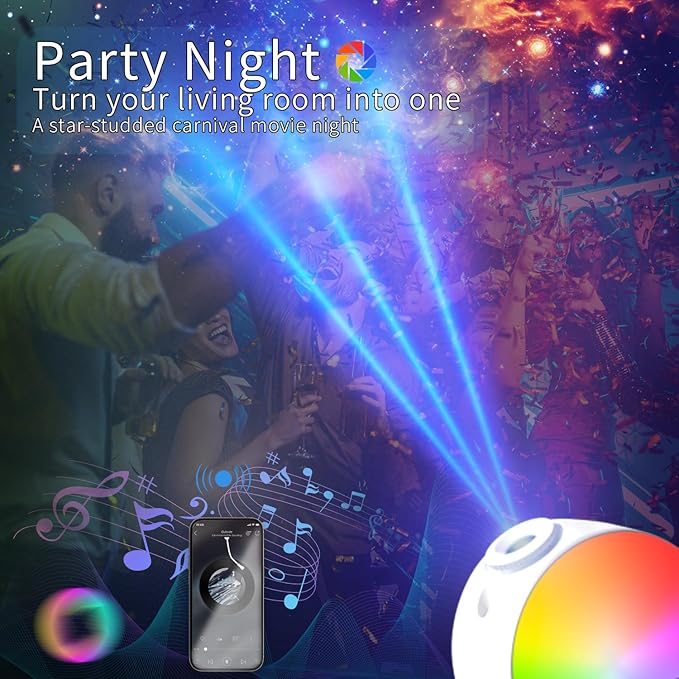 Galaxy Projector, Flevo Star Projector, Bedroom Night Light - Image 5