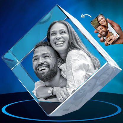 ArtPix 3D Crystal Photo - Personalized Gift Anniversary - Wife, Women, Men | A custom photo crystal keepsake for mom, family, or a couple — perfect for birthdays, weddings & milestone anniversaries.