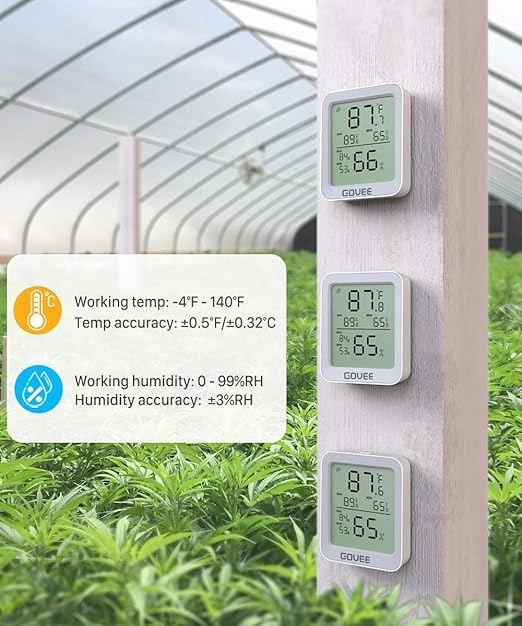 Govee Bluetooth Digital Hygrometer Indoor Thermometer, Room Humidity and - Image 3