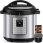1200W 12-in-1 Electric Pressure Cooker 8Qt, Stainless Steel Pressure Cooker by CARORI