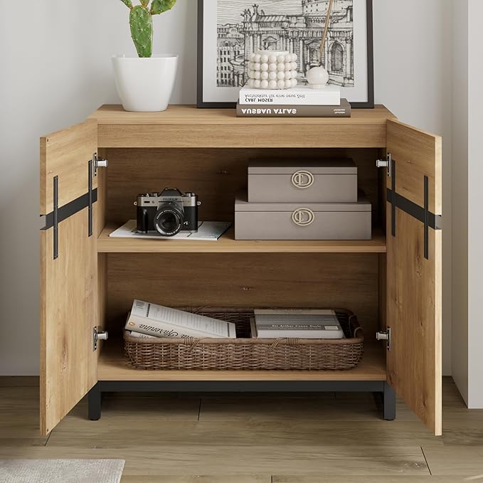 Wampat Modern TV Stand for 40 inch TVs, Entertainment Center Console - Image 5