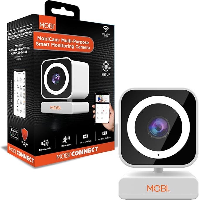 MobiCam MP 1080p Wi-Fi Smart Home Security by MOBI2023-2024