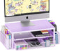opnice desk organizer and accessories, 2-tier computer monitor, main product view