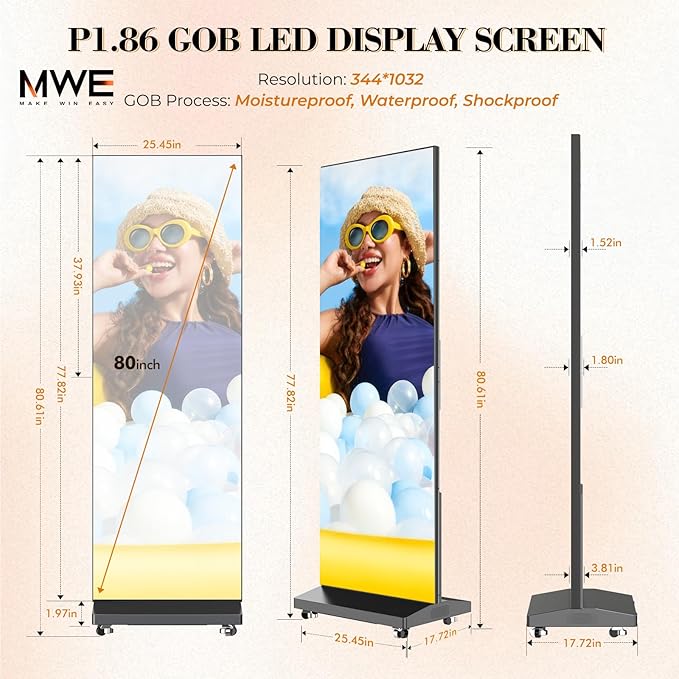 MWE P1.86 Spliceable LED Poster Screen - Image 3