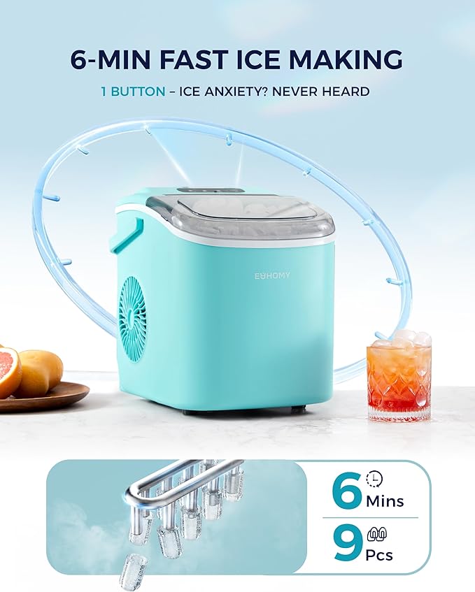EUHOMY Countertop Ice Maker Machine - Image 3