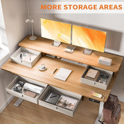 48 * 30 Inches Electric Standing Widened Desk Adjustable Height - Image 7