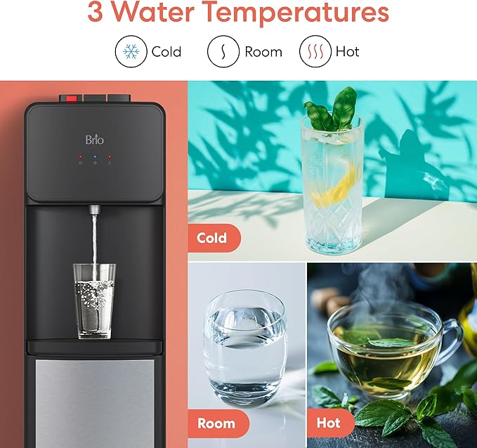 Brio CLTL130SS 130 Series Top-Load Water Cooler Dispenser - Image 6