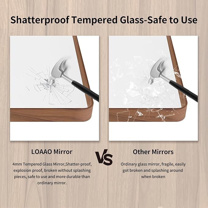 LOAAO 72X40 Inch Bathroom Mirror - Image 7
