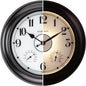 CLXEAST 24 Inch LED Self-Illuminated Outdoor Metal Clocks Waterproof, Large by CLXEAST