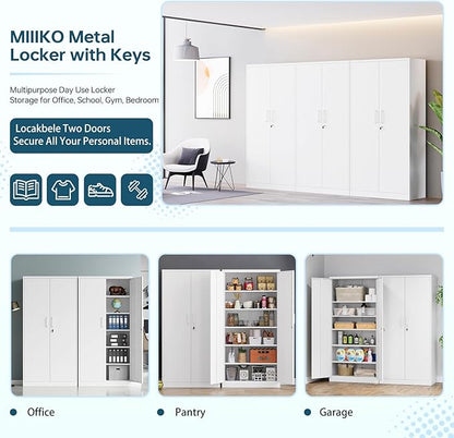 MIIIKO Metal Storage Cabinet - Image 6