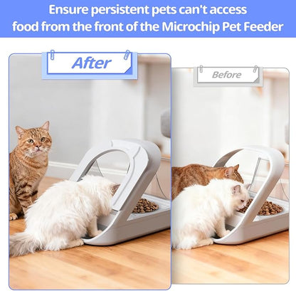Front Cover for Automatic Microchip Cat Pet Feeder - Image 2