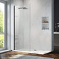 Bathroom Shower Glass Door Panel, 5/16" Thick Clear Tempered Glass Door Screen by Jinxi+Home