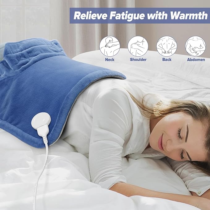 Heating pad for Neck, Cramps Pain Relief, Gifts for Women, 4 Auto-Off, Machine - Image 8