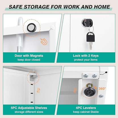 Wide & Deep Metal Storage Cabinet - Image 7