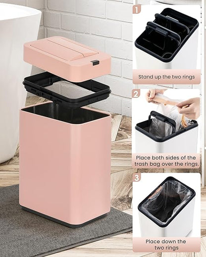 ELPHECO Bathroom Trash Can - Image 8