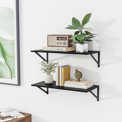 Heimlove Black Deep Floating Shelves - Image 5