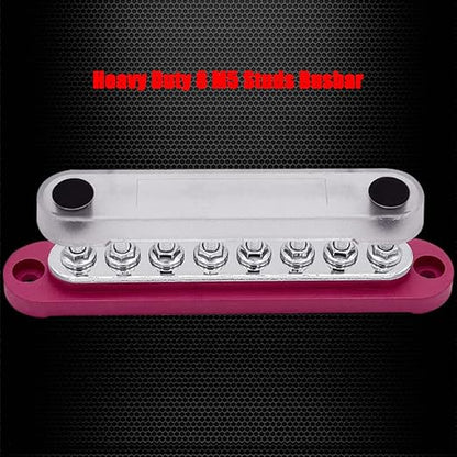 8 x M5 Studs Power Distribution Block Bus Bar 12V, Ampper 5.9" HD 120A Marine - Image 4