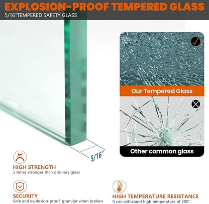 Bathroom Shower Glass Door 35 * 74" - Image 6