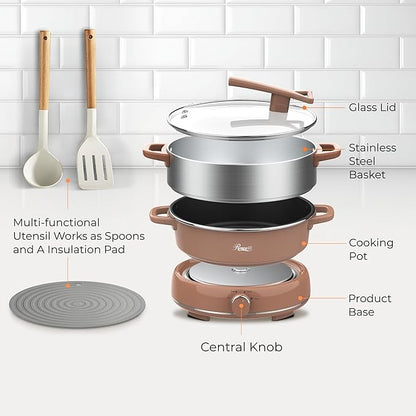 Rosewill 12.7 QT Electric Hot Pot Slow Cooker - Image 9
