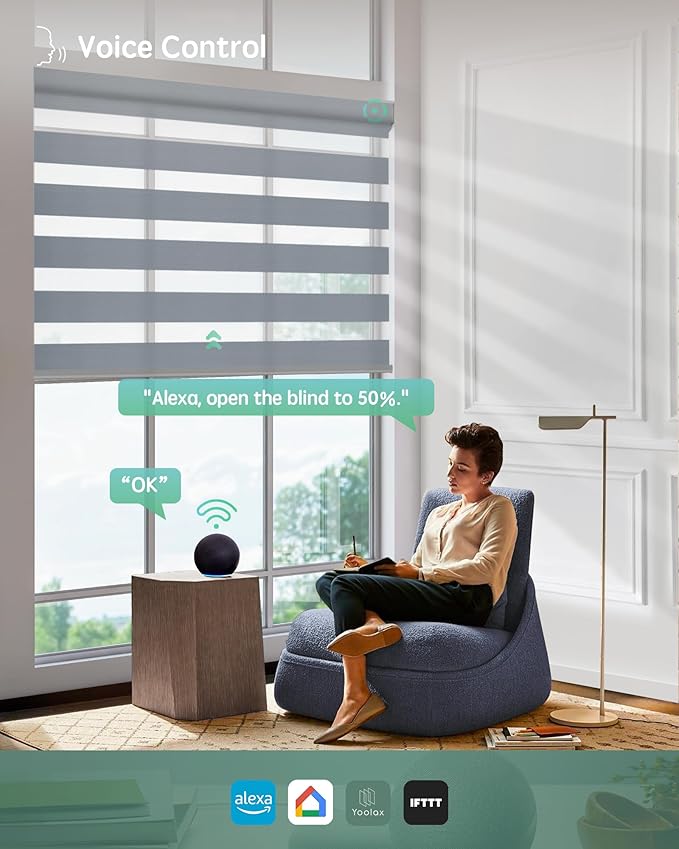 Yoolax Motorized Zebra Blinds Works - Image 3