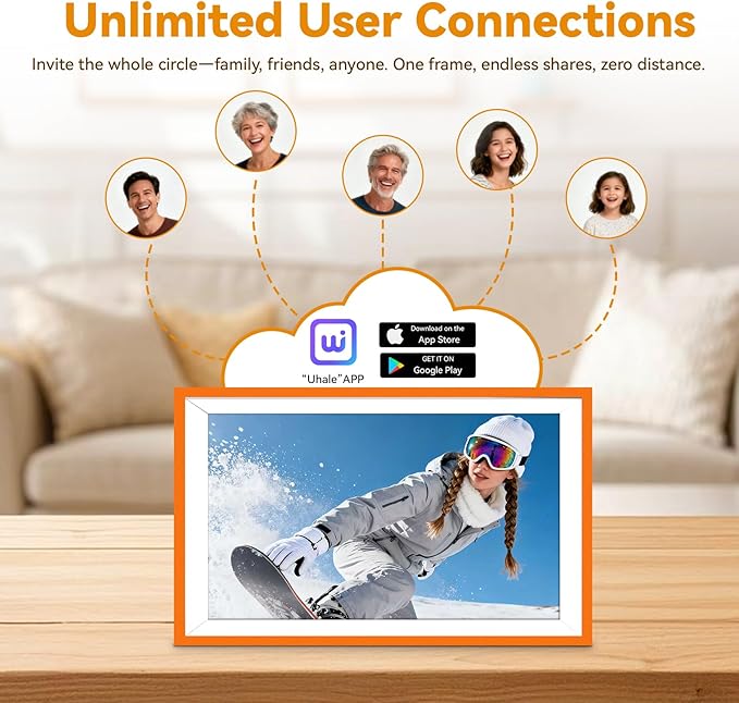 Battery Power Digital Photo Frame Electronic LED Screen Customizable - Image 5