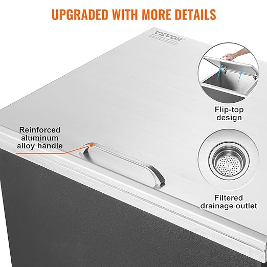VEVOR Drop in Ice Chest, Commercial Ice Bin - Image 5