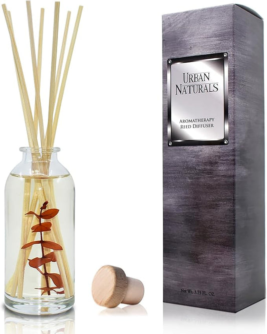 Urban Naturals Bay Rum & Sandalwood Reed Diffuser Scent Sticks Gift Set | by UrbanNaturals