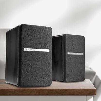 SINGING WOOD BT27 Active Powered Bluetooth Bookshelf Speakers - Image 2