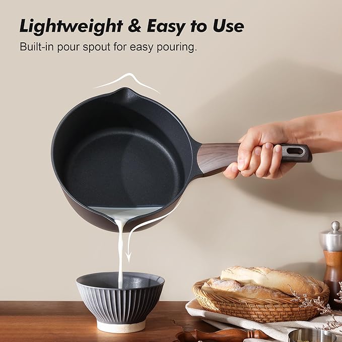 SENSARTE 1.5 & 2.5 Quart Sauce Pan Sets - Image 5