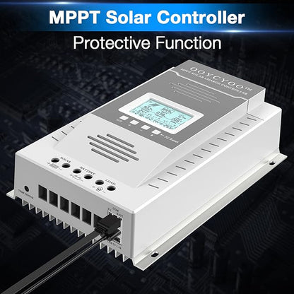 OOYCYOO MPPT Charge Controller 80 amp 12V/24V Auto, 80A Solar Panel Charge - Image 4