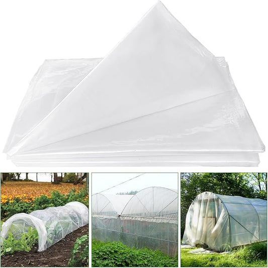Greenhouse Plastic Sheeting, 6 Mil 13×26ft Clear Greenhouse Film, Heavy Duty by Srmayyi