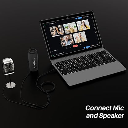 1/8inch Aux Headphone Splitter 2 Way Cable 3FT, 3.5mm 1 Male to 2 Female Mic - Image 3