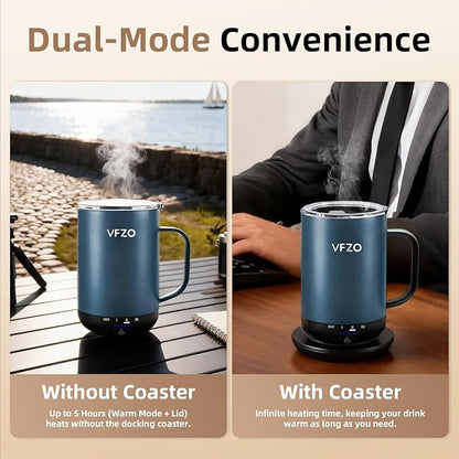 Self Heating Coffee Mug, High-Capacity- 18 oz, 180 Min Battery Life, Smart - Image 4