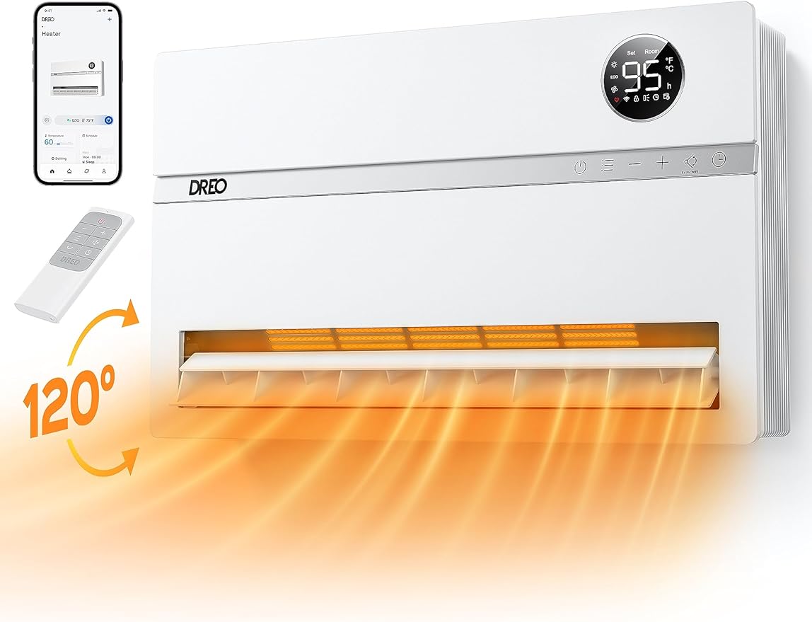 Dreo Smart Wall Heater, Electric Space Heater by DREO