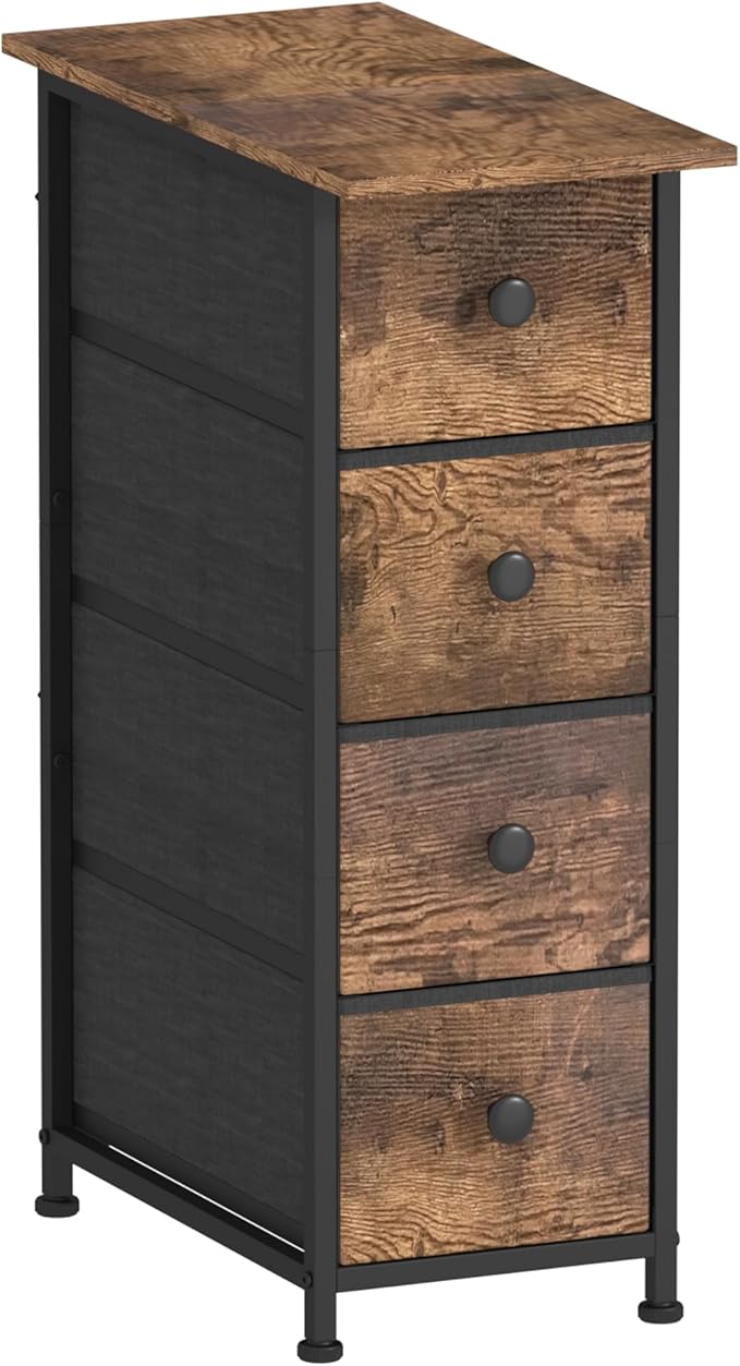 GiftGo Narrow Dresser Vertical Slim Dresser Chest of Drawers Skinny Storage by GiftGoDirect