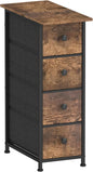 GiftGo Narrow Dresser Vertical Slim Dresser Chest of Drawers Skinny Storage by GiftGoDirect