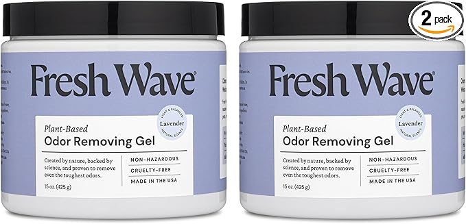 Fresh Wave Lavender Odor Removing Gel, 15 oz., Natural Plant-Based Odor by FreshWave