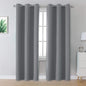 DUALIFE Grey Blackout Curtains 84 Inches Long by DUALIFE