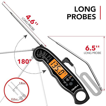 TEMOLA Meat Thermometer, Instant Read Food Thermometer - Image 5