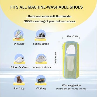 2 In 1 Shoe Washing Machine Bag, Upgrade - Image 2